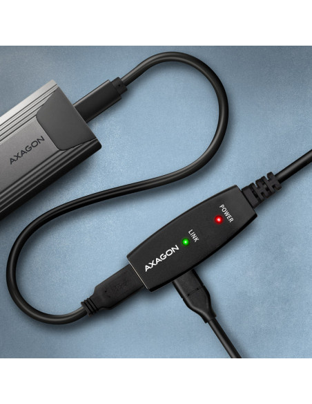 AXAGÓN ADR-310 Cable de extensión USB 3.2 Gen 1, activo - 10m casemod.es