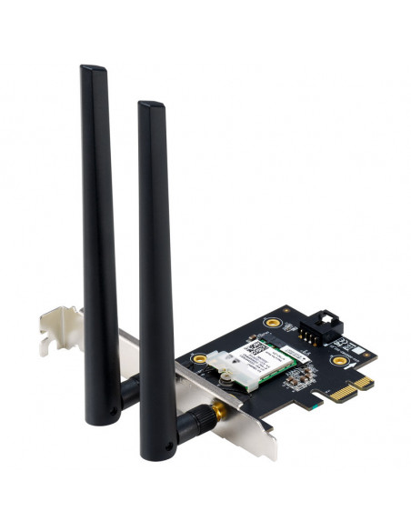 Asus PCE-AX1800, Wi-Fi de 2,4 GHz/5 GHz, Bluetooth 5.2 LE, PCIe 2.0 x1 casemod.es