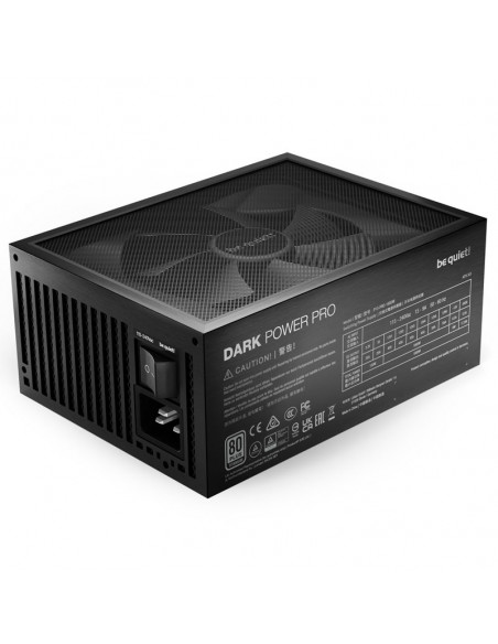 Be quiet! Fuente de alimentación Dark Power Pro 13 80 PLUS Titanio, ATX 3.0, PCIe 5.0 - 1600 vatios casemod.es