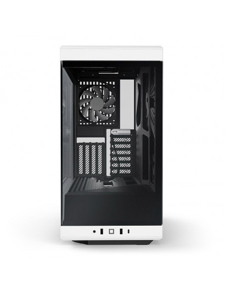 Hyte Y40 Midi Tower, vidrio templado - negro/blanco casemod.es