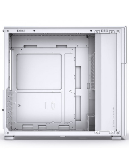 Jonsbo Caja D41 Screen ATX, vidrio templado - blanco casemod.es