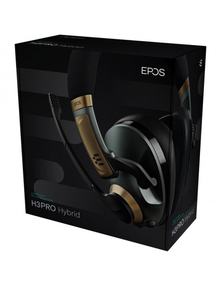 EPOS H3 PRO Auriculares híbridos para juegos - Verde casemod.es
