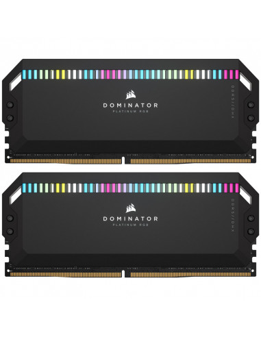 Corsair Dominator Platinum RGB, DDR5-6400, XMP 3.0, CL32 - Kit dual de 64 GB, negro casemod.es
