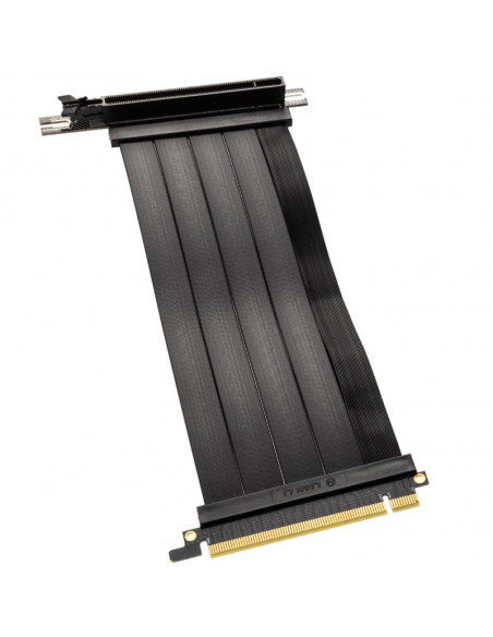 Lian Li PCIe x16 riser ribbon cable - PCIe 4.0, 200 mm, negro casemod.es