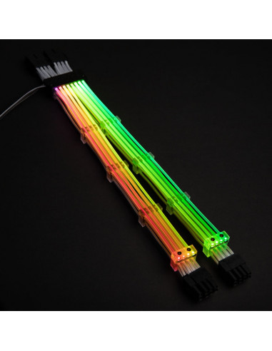 Lian li Cable de alimentación Strimer RGB PCIe VGA de 8 pines casemod.es