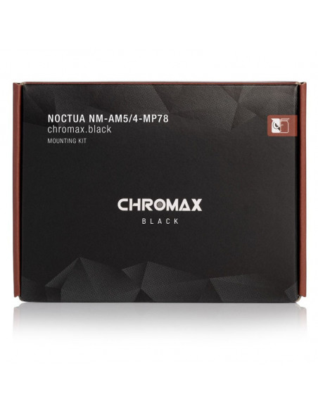 Noctua Kit de montaje NM-AM5/4-MP78 chromax black - AM5/AM4 casemod.es