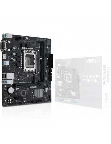 Asus Prime H610M-R D4-SI, placa base Intel H610, zócalo 1700, DDR4 casemod.es