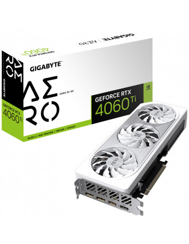 Gigabyte GeForce RTX 4060 Ti Aero OC 8G: Rendimiento y Eficiencia en casemod.es