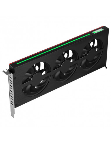 Jonsbo VF-1 Enfriador PCI 3x 80 mm, ventilador GPU - negro casemod.es