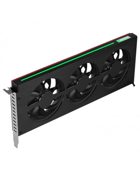 Jonsbo VF-1 Enfriador PCI 3x 80 mm, ventilador GPU - negro casemod.es
