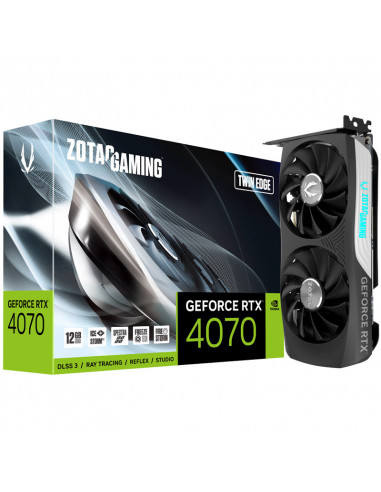 ZOTAC Gaming GeForce RTX 4070 Twin Edge: Rendimiento de Juego Avanzado - ¡Oferta en Casemod.es!