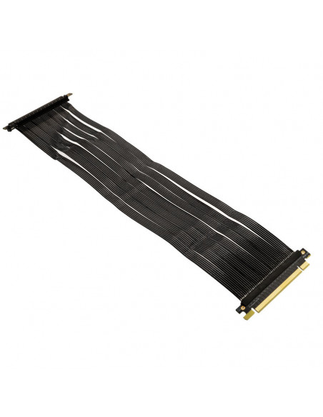 Supd Cable plano vertical: PCIe 4.0, 430 mm, negro casemod.es