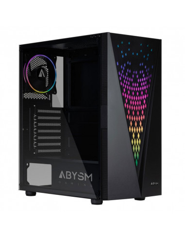 Abysm Gaming Danube Kolpa ARGB Caja PC ATX Cristal Templado USB 3.0 Negro casemod.es