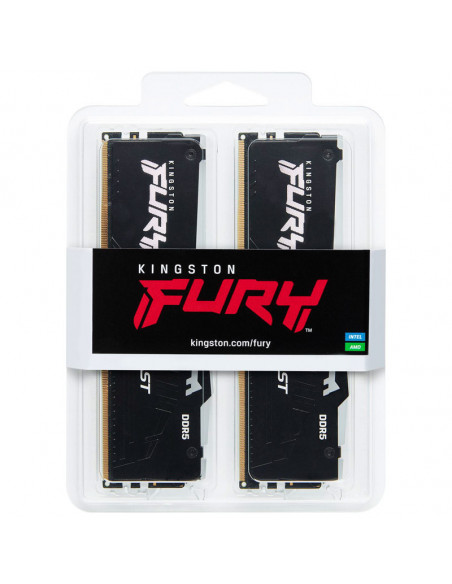 Kingston Fury Beast RGB, DDR5-5600 CL40, Intel XMP 3.0 - 16 GB Dual-Kit casemod.es