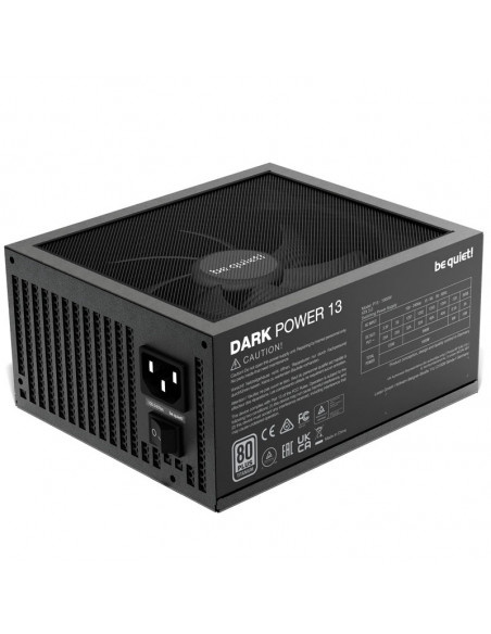 Be quiet! Fuente de alimentación Dark Power 13 80 PLUS Titanium, ATX 3.0, PCIe 5.0 - 1000 vatios casemod.es