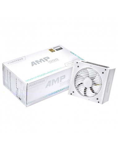 PHANTEKS AMP v2 80 PLUS Gold, modular, PCIe 5.0 - 1000 vatios, blanca casemod.es