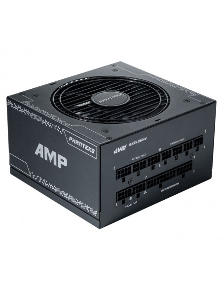 PHANTEKS Fuente de alimentación AMP v2 80 PLUS Gold, modular, PCIe 5.0 - 1000 vatios, negra casemod.es