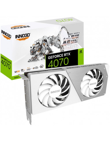 INNO3D GeForce RTX 4070 Twin X2 Blanco, 12288 MB GDDR6X casemod.es
