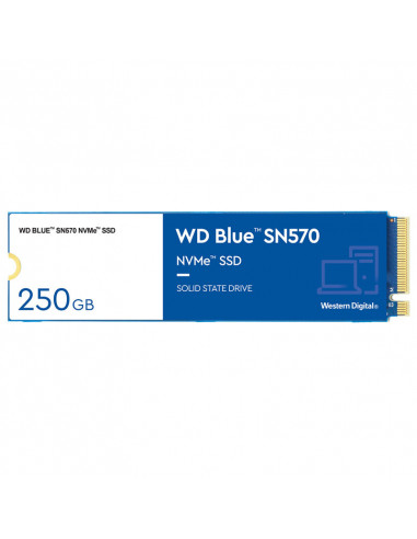 Western Digital Blue SN570 NVMe M.2 SSD, PCIe 3.0 M.2 Typ 2280 - 250 GB casemod.es