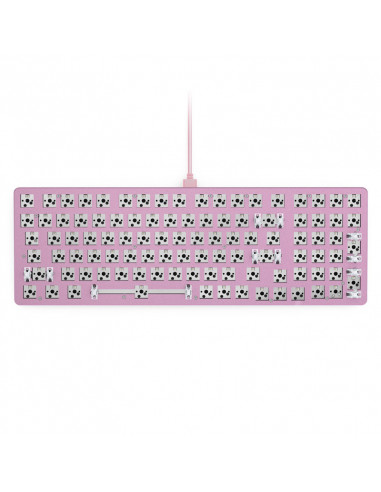 Glorious GMMK 2 Tastatur de tamaño completo - Barebone, diseño ANSI, rosa casemod.es