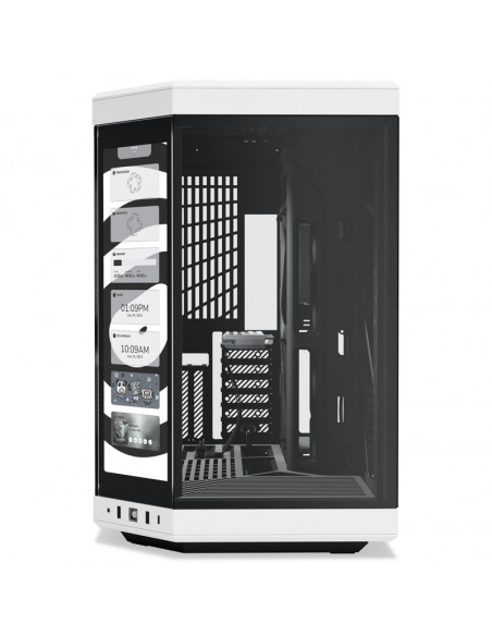 Hyte Y70 Midi Tower Touch - negro/blanco casemod.es