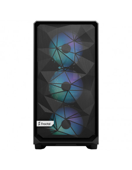 Fractal Design Meshify 2 Lite RGB Midi-Tower Light Tint, vidrio templado, negro casemod.es