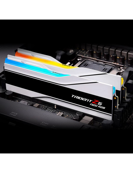G.Skill Trident Z5 Neo RGB, DDR5-6400, CL32, AMD EXPO - 48 GB Dual-Kit, blanco casemod.es