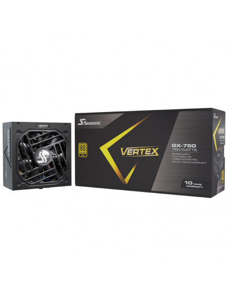 Seasonic Vertex GX 80 PLUS Gold, modular, ATX 3.0, PCIe 5.0 - 750 vatios casemod.es