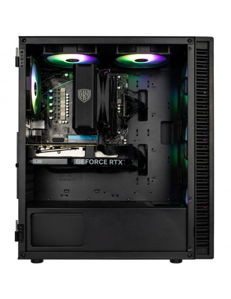 Nuevo PC CASE Gaming Black Out AMD Ryzen 5 7600X, RTX 4060 Ti - ¡Celebra Navidades con Estilo y Rendimiento en Casemod.es!