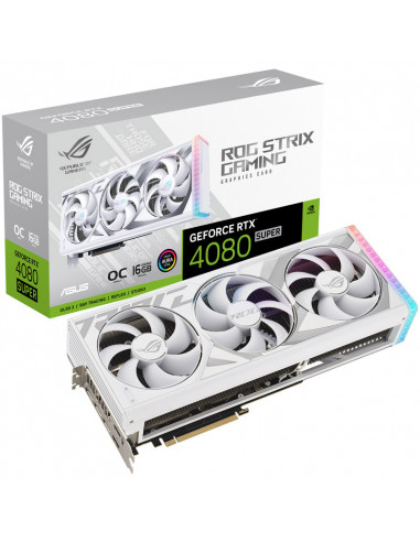 Estilo Exclusivo en Blanco: ASUS GeForce RTX 4080 Super ROG Strix O16G White