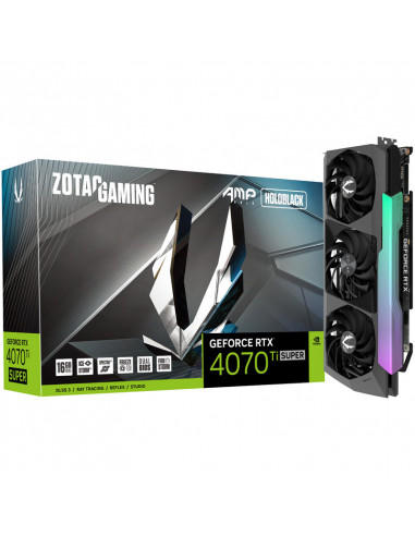 Compra ZOTAC Gaming GeForce RTX 4070 Ti Super AMP! Holo en Casemod.es - Tarjeta Gráfica Gaming de Alto Rendimiento