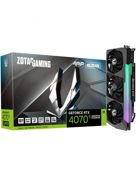 Compra ZOTAC Gaming GeForce RTX 4070 Ti Super AMP! Holo en Casemod.es - Tarjeta Gráfica Gaming de Alto Rendimiento