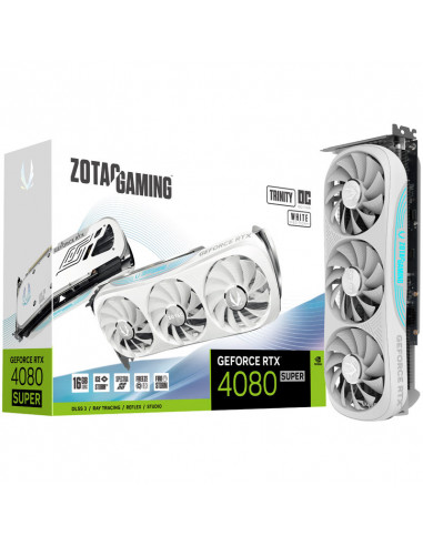 ZOTAC Gaming GeForce RTX 4080 Super Trinity OC White Edition, 16384 MB GDDR6X casemod.es
