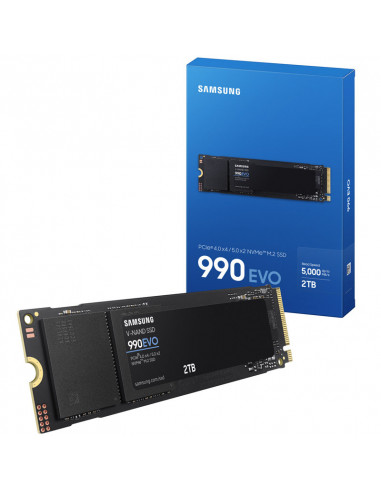 Samsung 990 EVO Series NVMe SSD, PCIe 4.0 M.2 Typ 2280 - 2 TB casemod.es