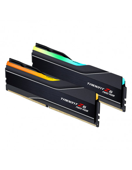 G.Skill Trident Z5 Neo RGB, DDR5-6000, CL30, AMD EXPO - Kit dual de 64 GB, Negro casemod.es
