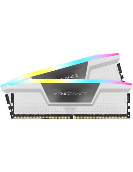 Corsair Vengeance RGB, DDR5-6000, CL36, Intel XMP 3.0 - 32 GB Dual-Kit, blanco casemod.es