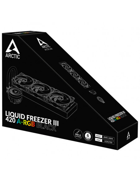 Arctic Liquid Freezer III ARGB refrigeración por agua completa - 420 mm casemod.es