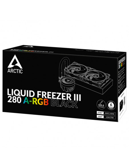 Arctic Liquid Freezer III ARGB refrigeración por agua completa - 280 mm casemod.es