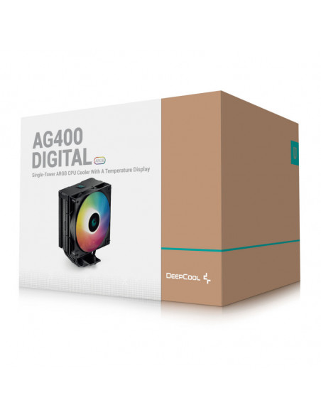 Deepcool AG400 Digital ARGB CPU - 120 mm en casemod.es