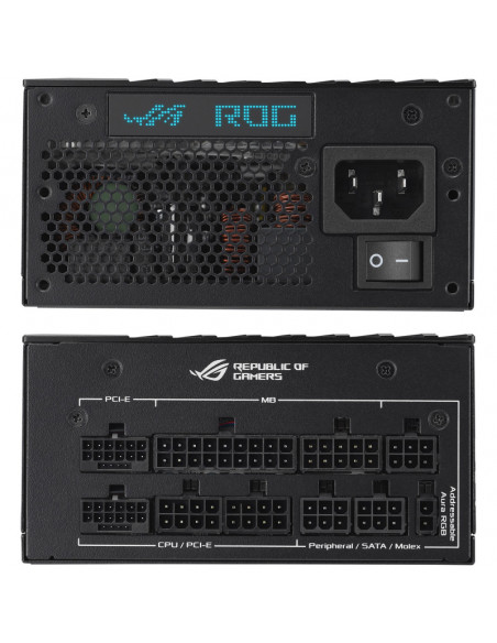 ASUS ROG Loki SFX-L 1200W, 80 PLUS Titanium, modular, PCIe 5.0 - 1200 Watt en casemod.es